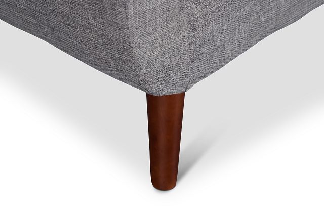 Raya Light Gray Fabric Chaise Sectional