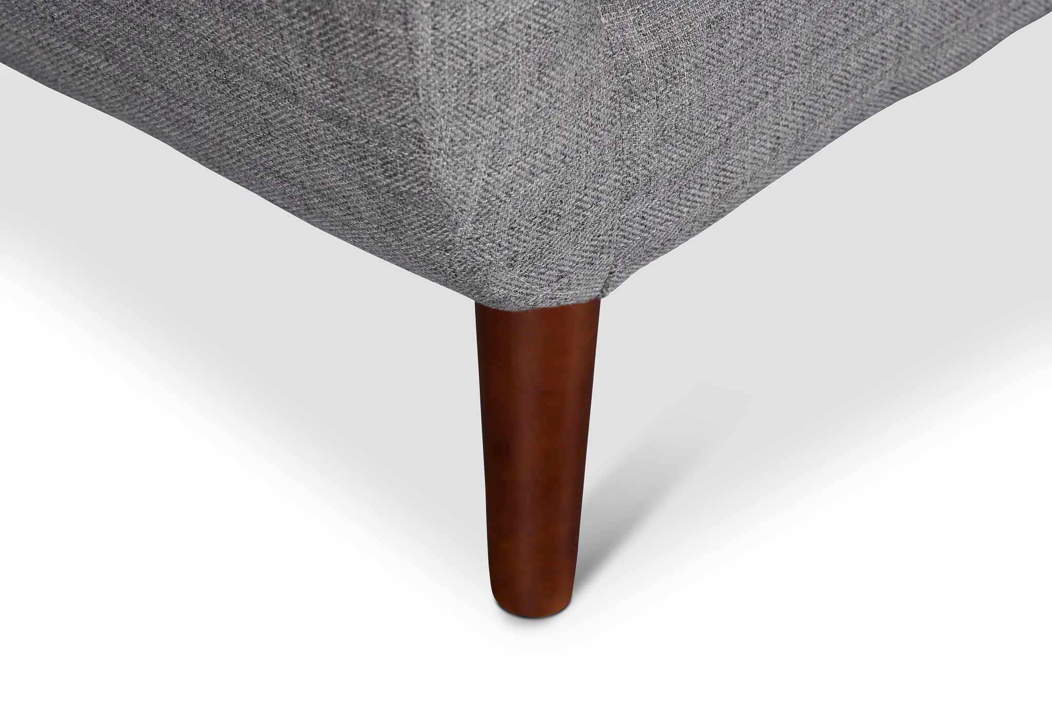 Raya Light Gray Fabric Chaise Sectional Raya Light Gray Fabric Chaise Sectional