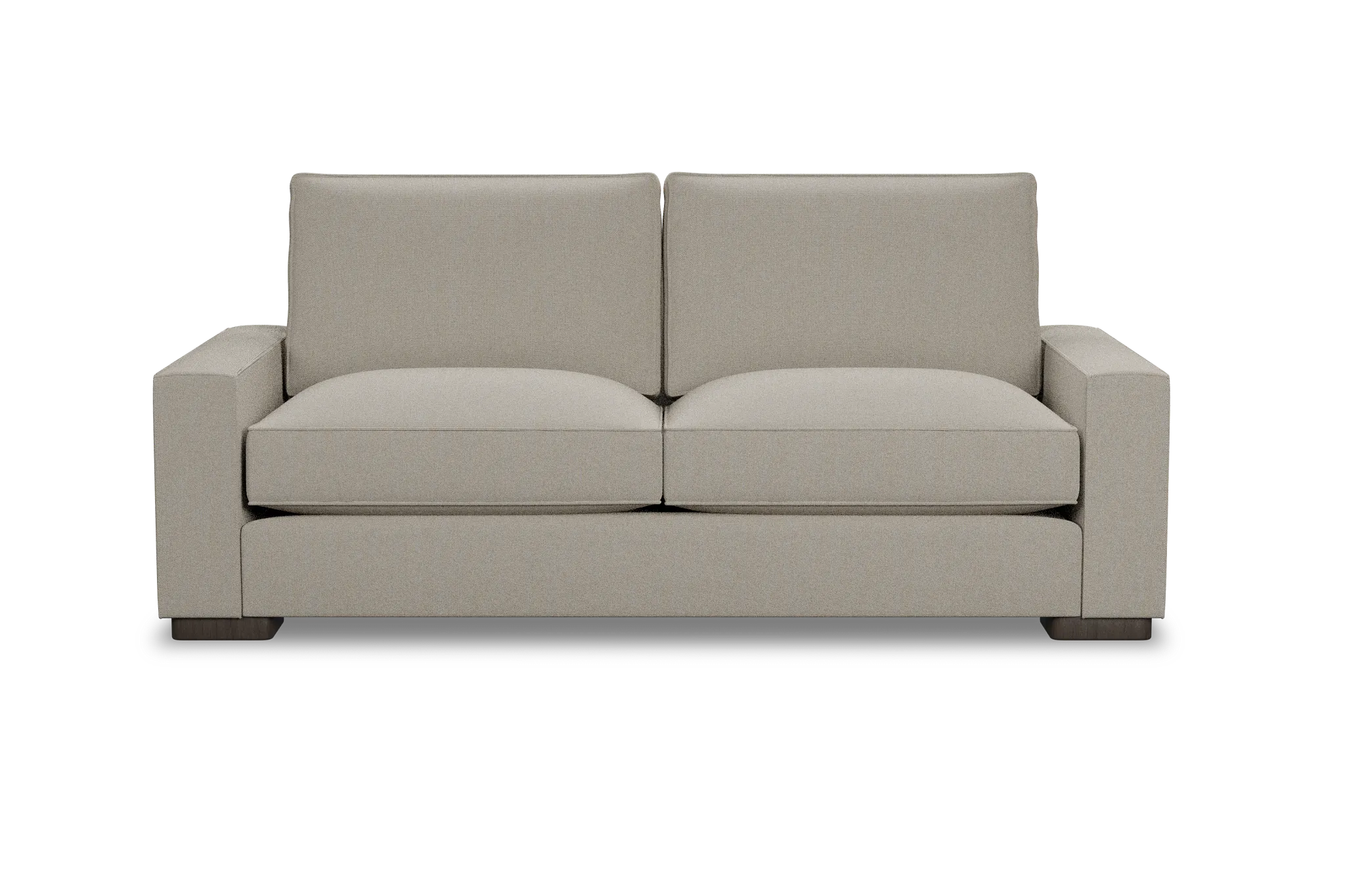 Edgewater Peyton Beige 84" Sofa W/ 2 Cushions