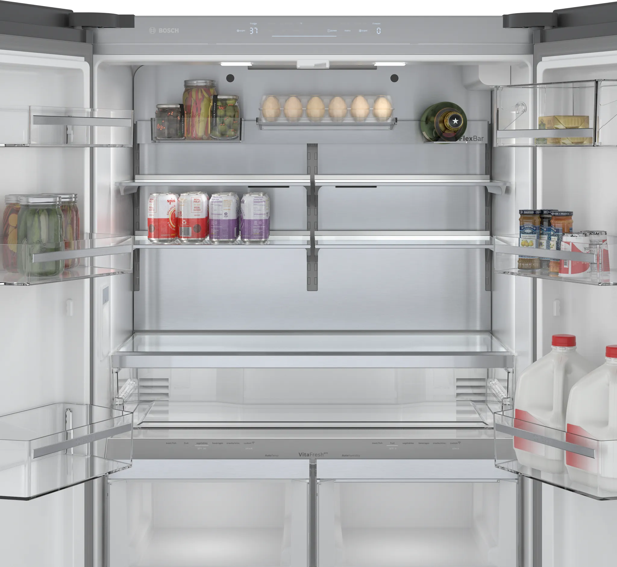 Bosch 800 Series Black 36" French Door Refrigerator