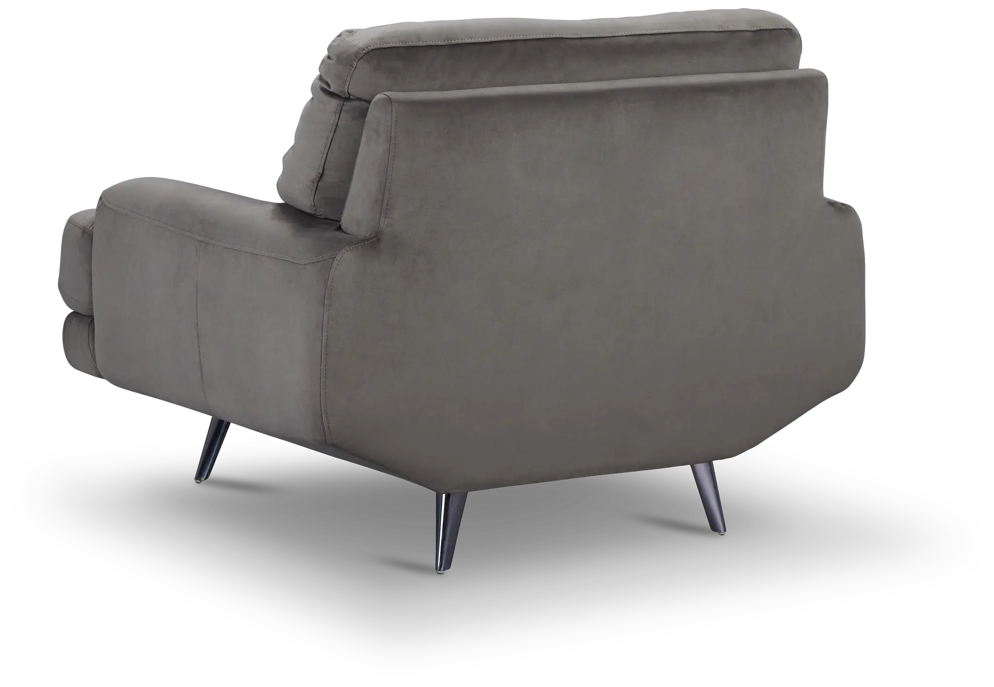 Milana Gray Velvet Chair Milana Gray Velvet Chair