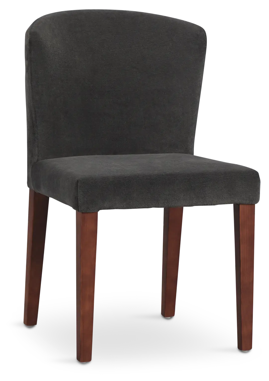 Bentley Dark Gray Velvet Upholstered Side Chair Bentley Dark Gray Velvet Upholstered Side Chair