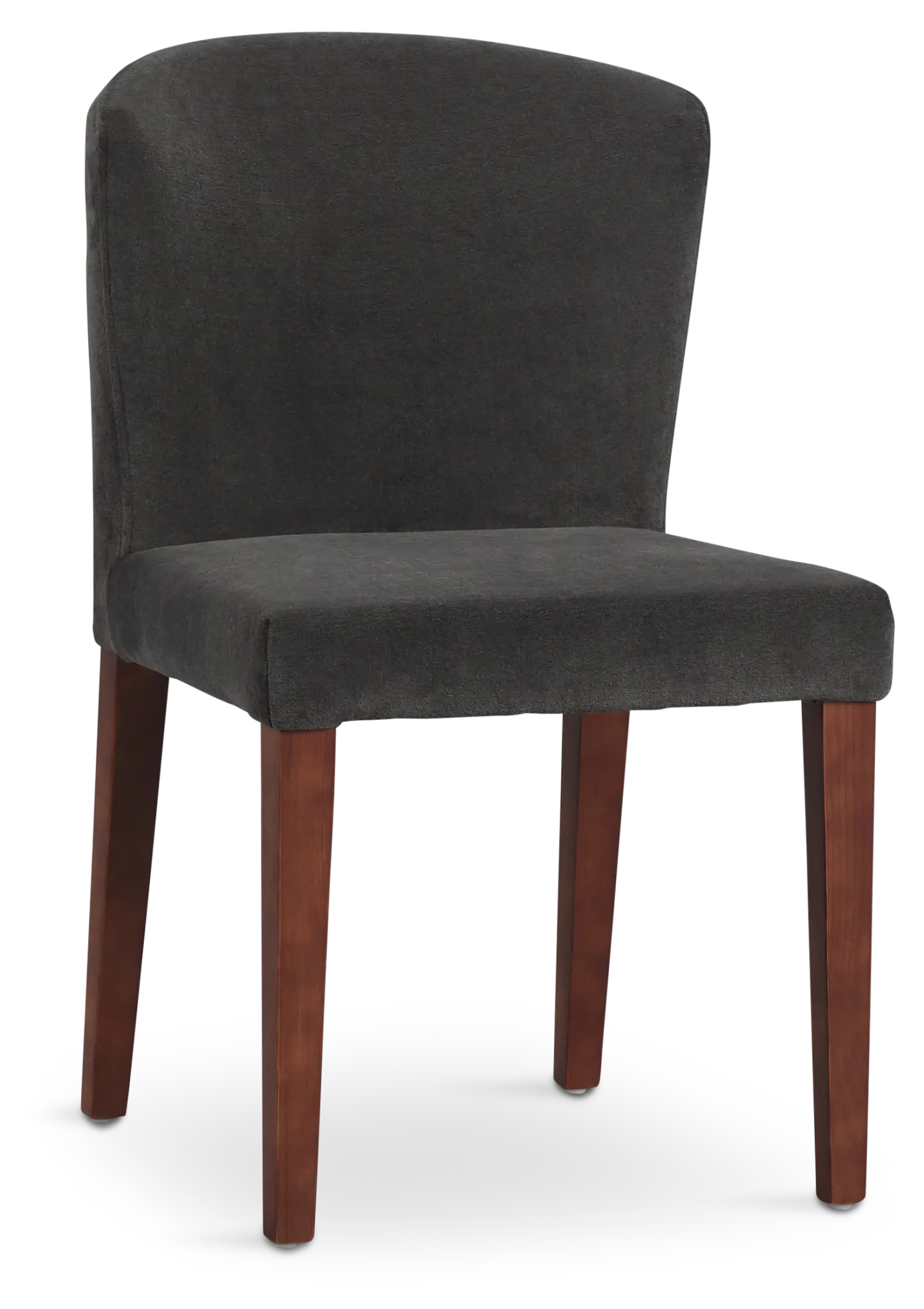 Bentley Dark Gray Velvet Upholstered Side Chair Bentley Dark Gray Velvet Upholstered Side Chair