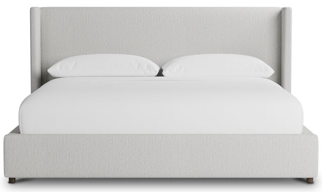 Captiva Delray Pewter 48" Upholstered Shelter Bed
