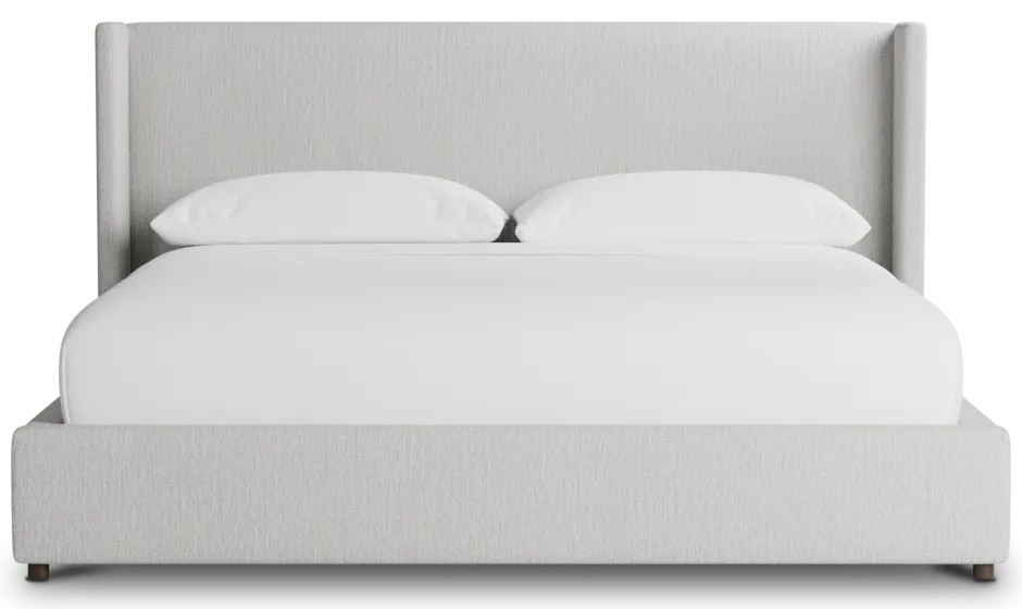 Captiva Delray Pewter 48" Upholstered Shelter Bed