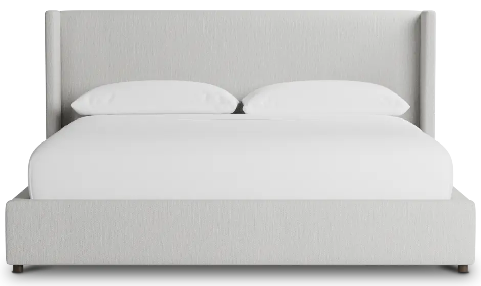 Captiva Delray Pewter 48" Upholstered Shelter Bed Captiva Delray Pewter 48" Upholstered Shelter Bed