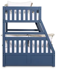 Charleston Dark Blue Bunk Bed