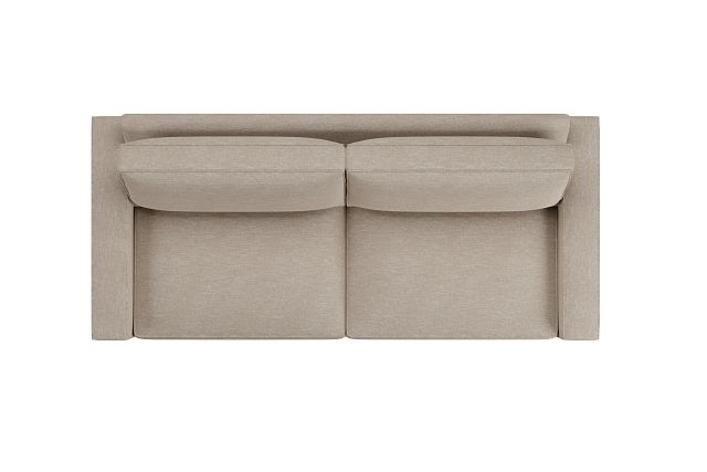 Edgewater Victory Taupe 96" Sofa W/ 2 Cushions