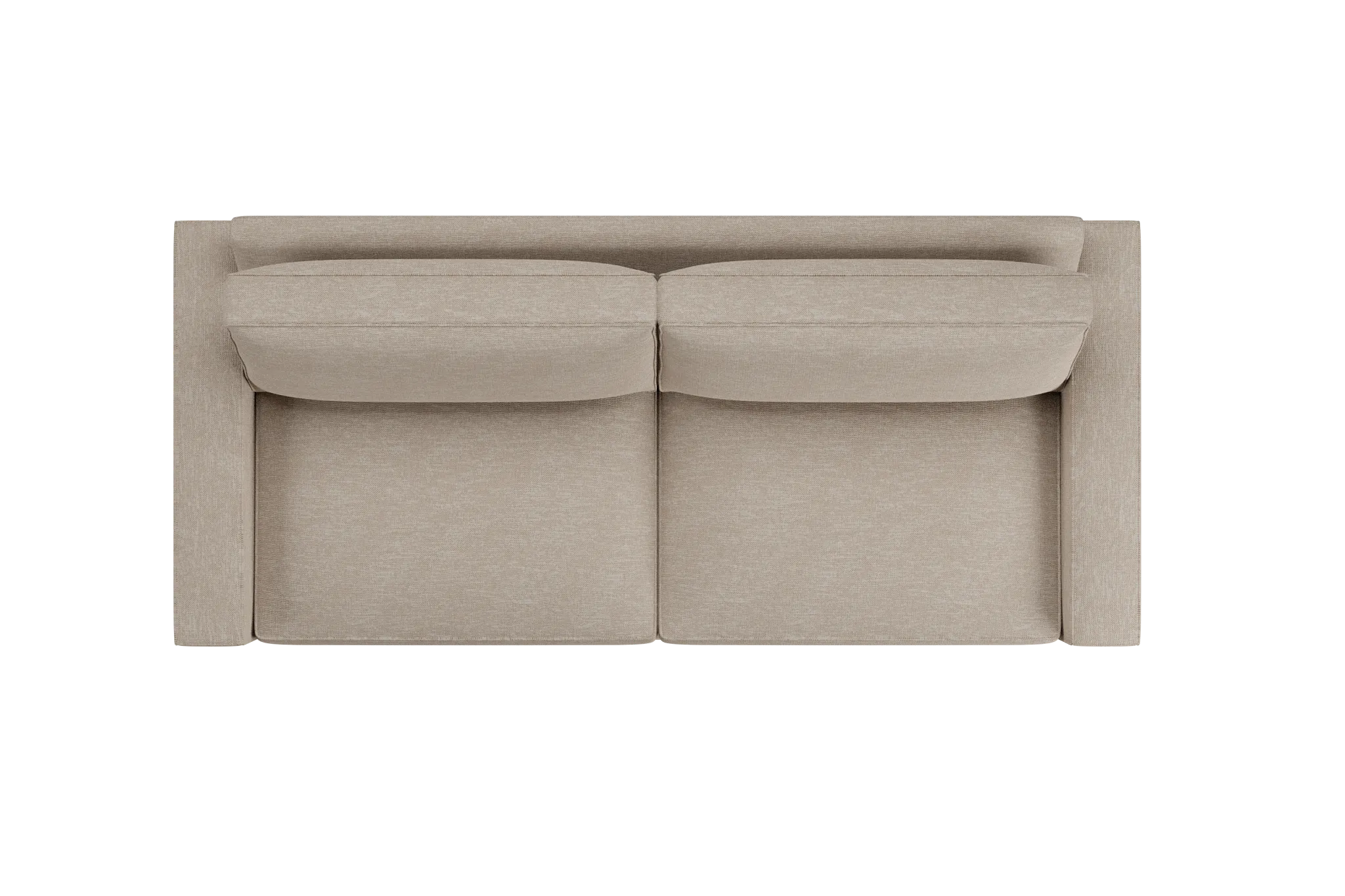 Edgewater Victory Taupe 96" Sofa W/ 2 Cushions