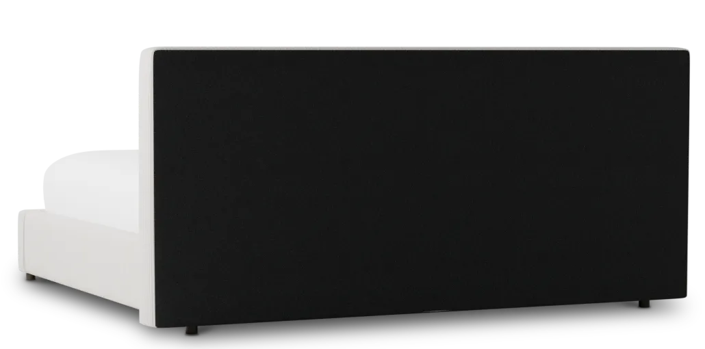 Grayton Lucy Light Beige 44" Upholstered Platform Bed