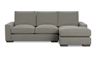 Edgewater Maguire Pewter Right Chaise Sectional