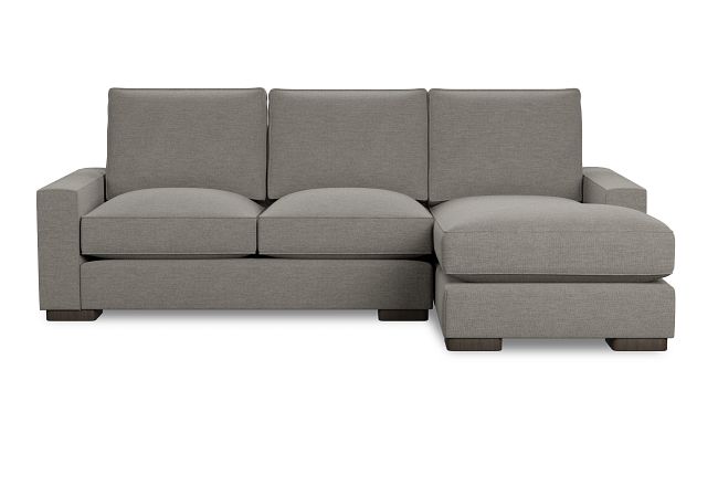 Edgewater Maguire Pewter Right Chaise Sectional