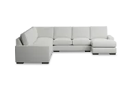Edgewater Revenue White Large Right Chaise Sectional