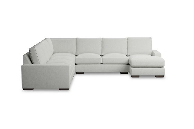 Edgewater Revenue White Large Right Chaise Sectional