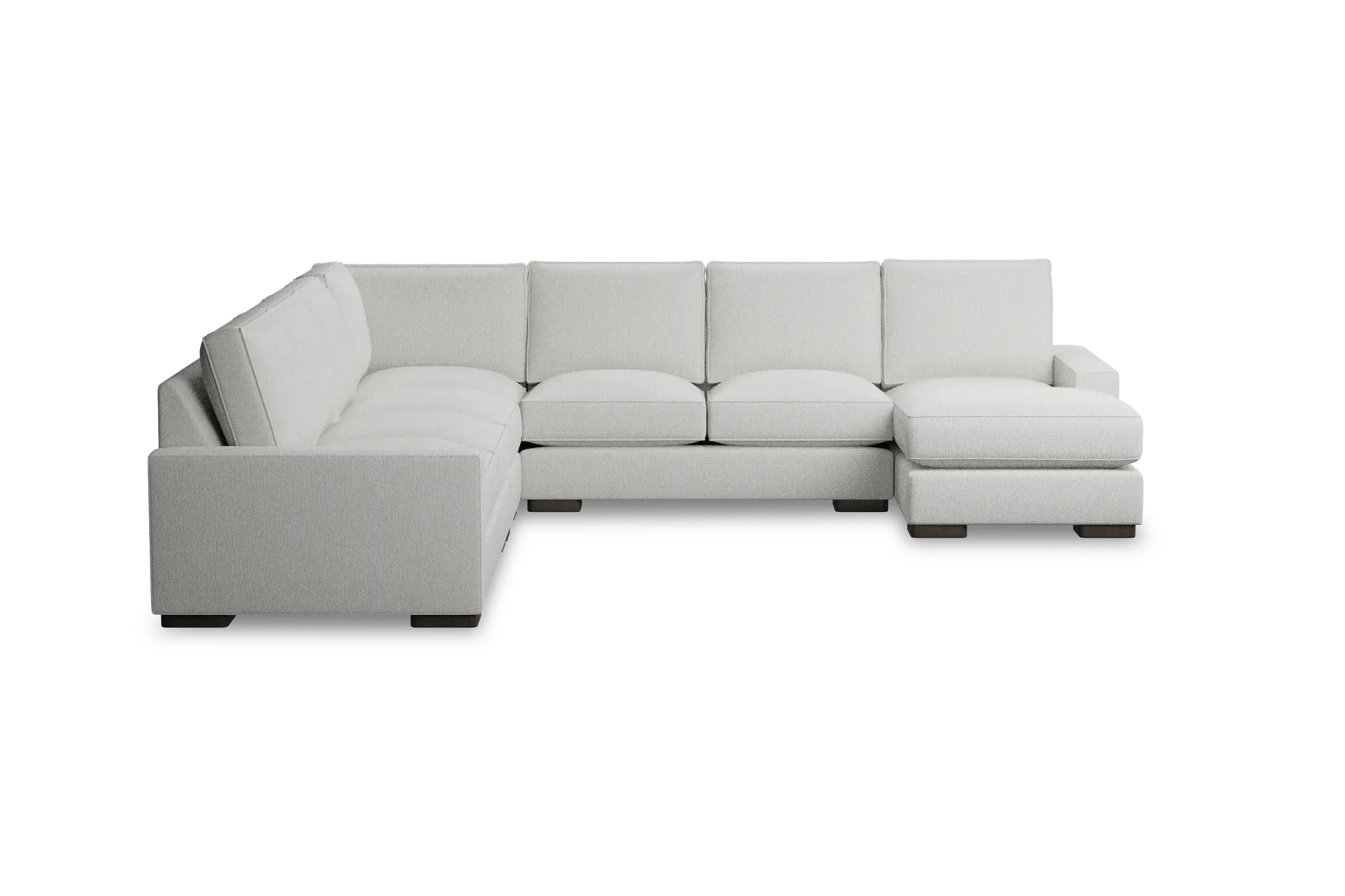 Edgewater Revenue White Large Right Chaise Sectional Edgewater Revenue White Large Right Chaise Sectional