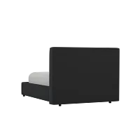 Grayton Peyton Dark Blue 44" Upholstered Platform Bed