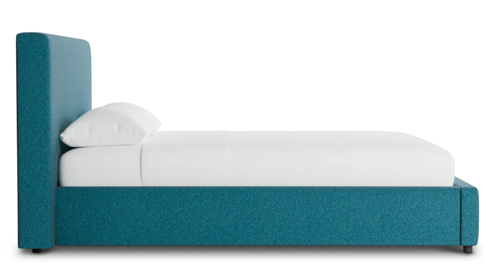 Grayton Elite Teal 44" Upholstered Platform Bed