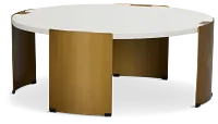 Jensen White Round Coffee Table