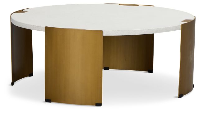 Jensen White Round Coffee Table
