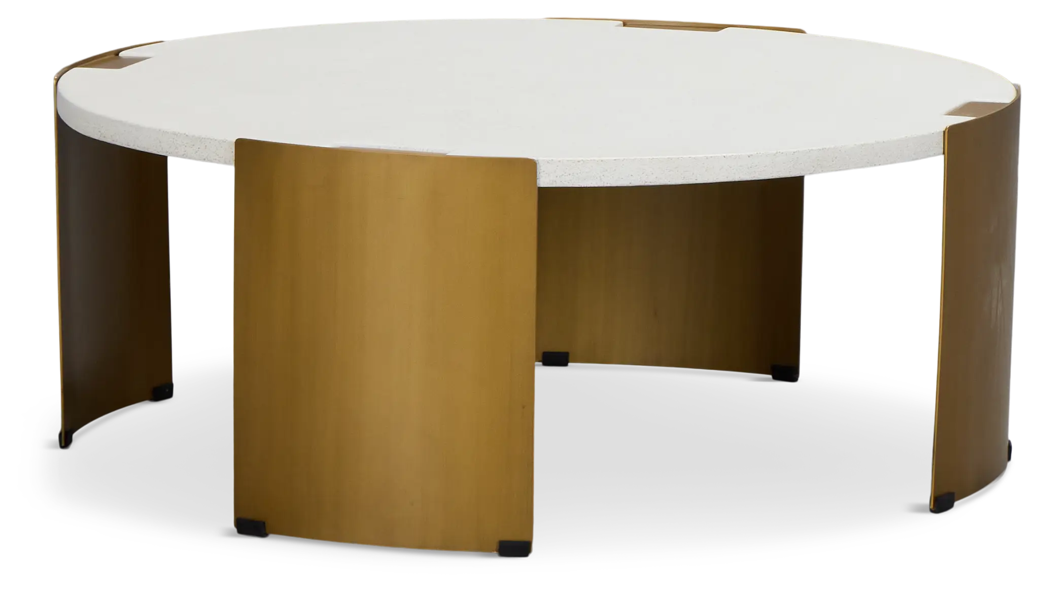 Jensen White Round Coffee Table Jensen White Round Coffee Table