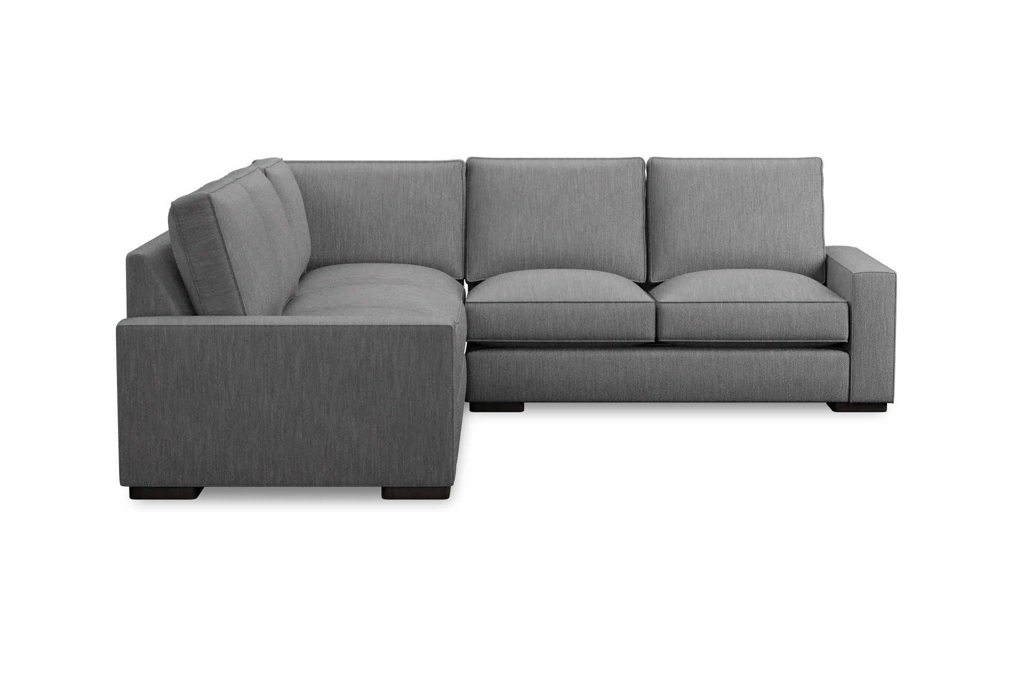 Edgewater Revenue Gray Small Two-arm Sectional Edgewater Revenue Gray Small Two-arm Sectional