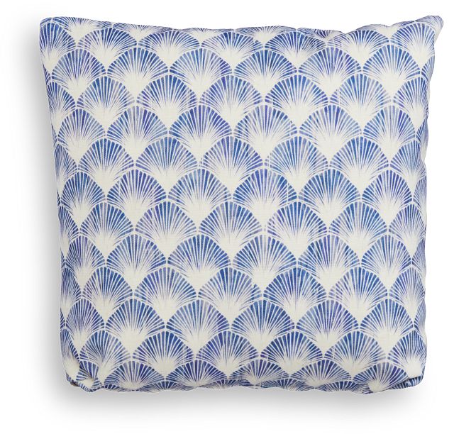 Shell Blue 20" Accent Pillow