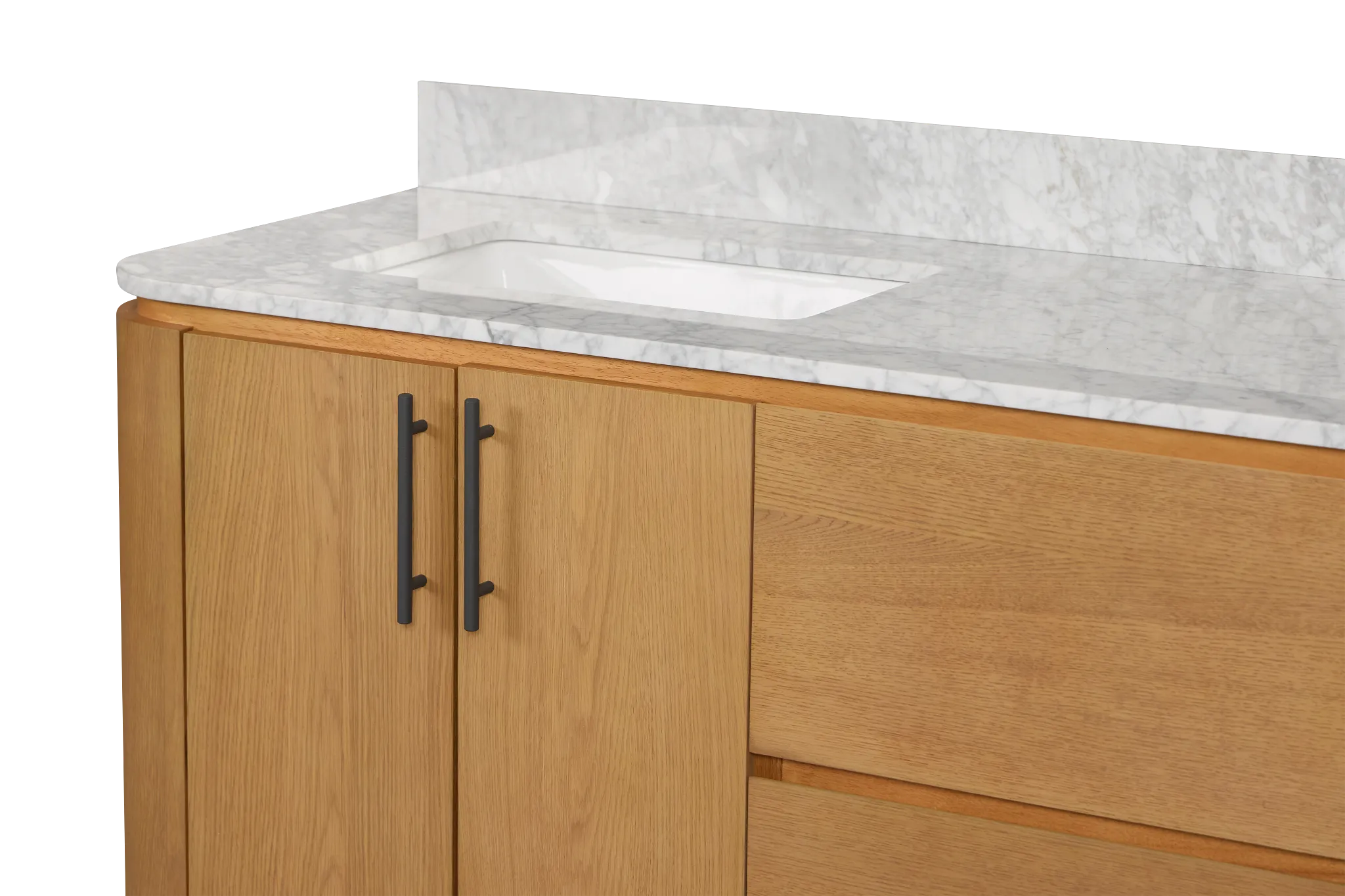 Nomad Light Tone 72" Double Bathroom Vanity