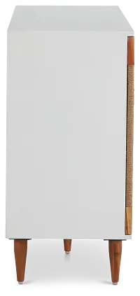 Woven Two-tone Four-door Cabinet
