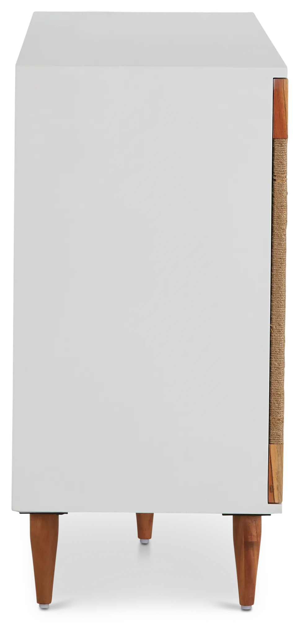 Woven Two-tone Four-door Cabinet