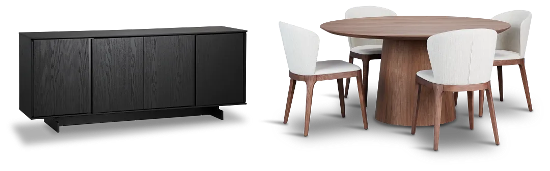 Nomad Mid Tone 47" Dining Room