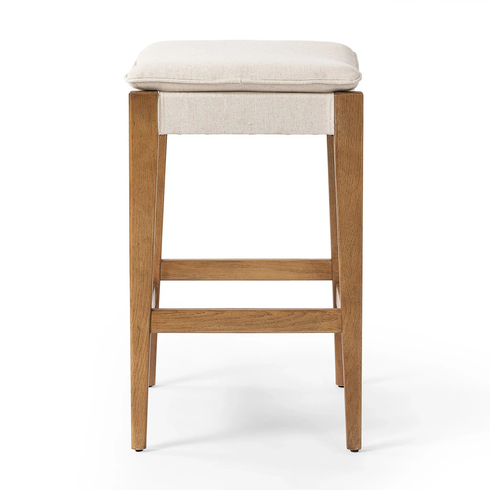 Meli Light Beige 24" Upholstered Barstool Meli Light Beige 24" Upholstered Barstool