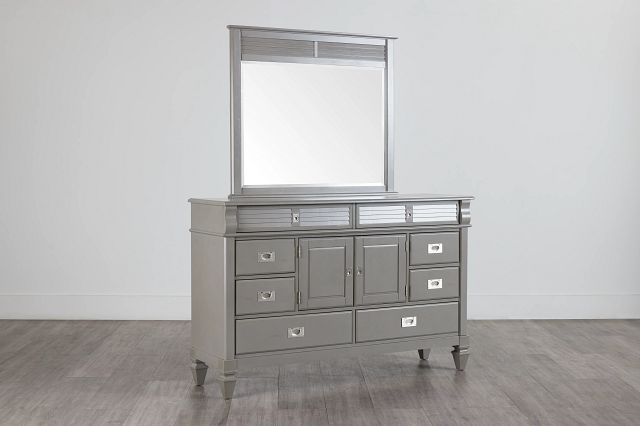 Marina Gray Dresser & Mirror