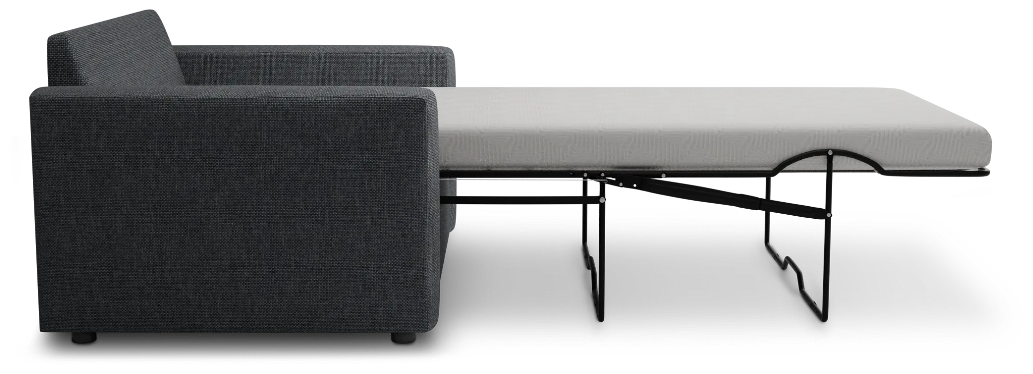 Siesta Elevation Gray Fabric Cooling Memory Foam Sleeper