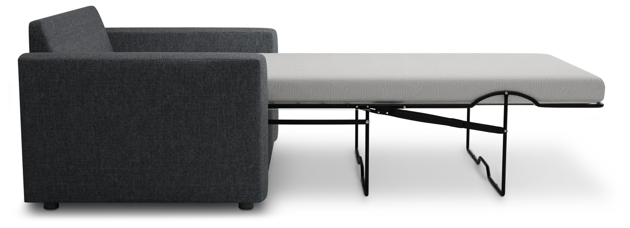 Siesta Elevation Gray Fabric Cooling Memory Foam Sleeper Siesta Elevation Gray Fabric Cooling Memory Foam Sleeper