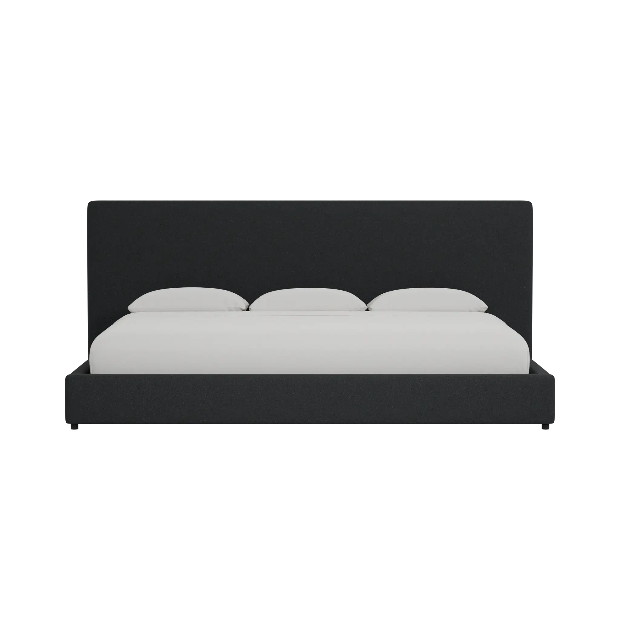 Grayton Elite Black 54" Upholstered Platform Bed Grayton Elite Black 54" Upholstered Platform Bed