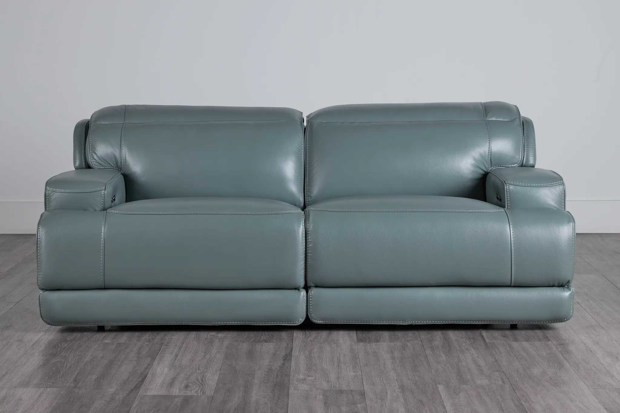 Reign Green Leather/Vinyl Power Reclining Sofa