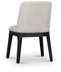 Emory Black Upholstered Side Chair