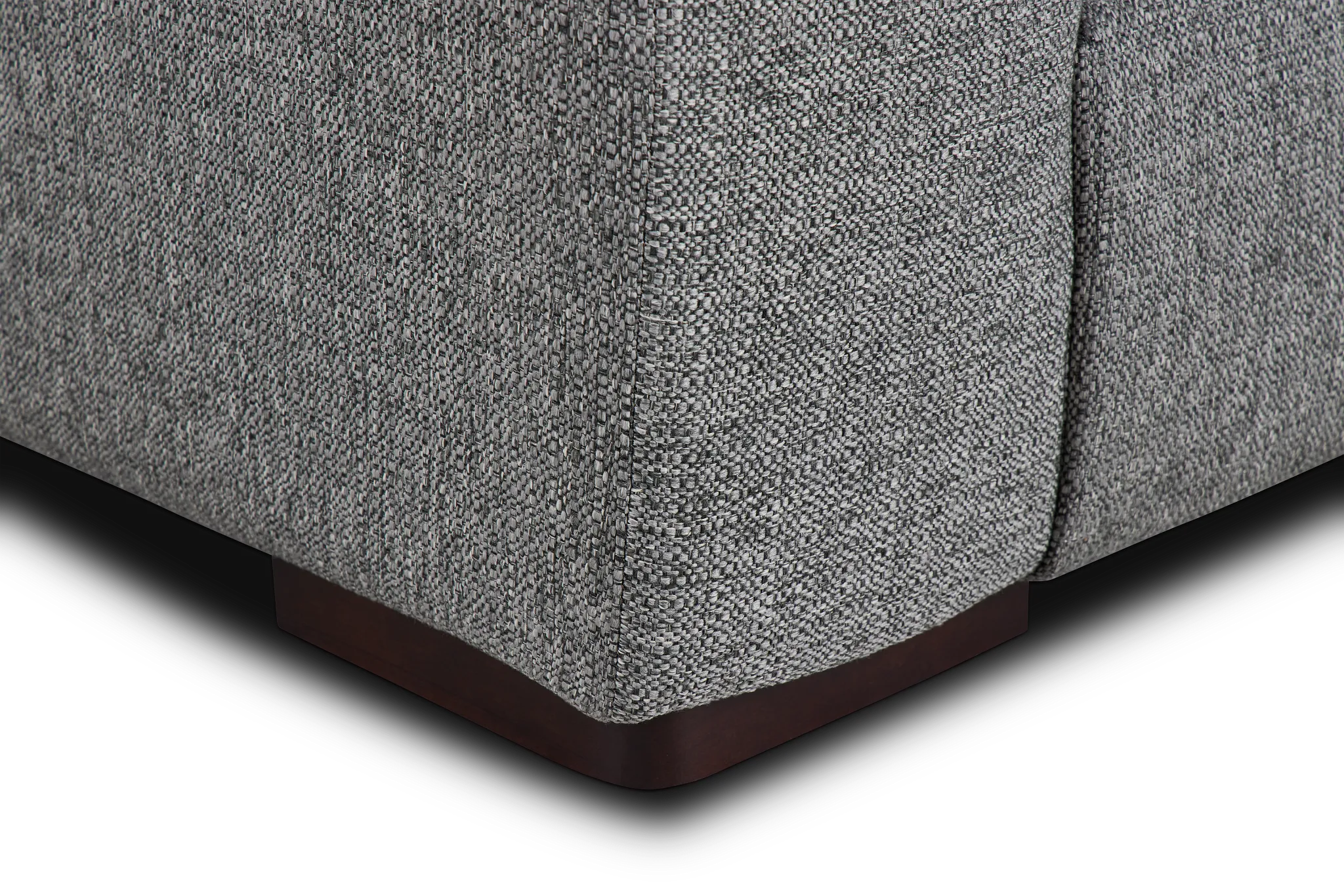 Veronica 90" Dark Gray Down Sofa