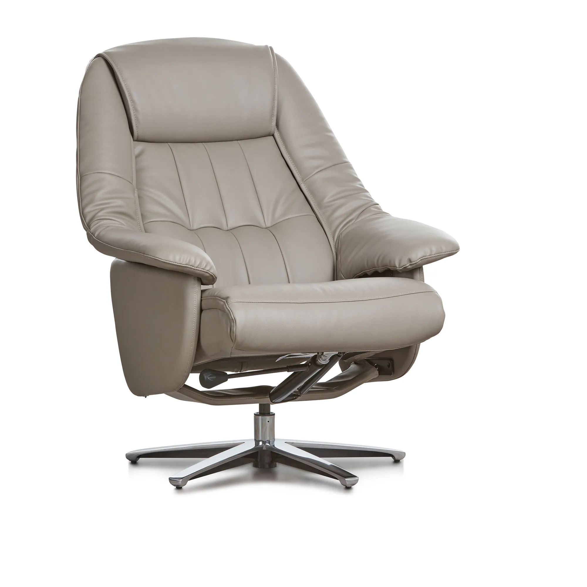 Jones Gray Micro Recliner & Ottoman
