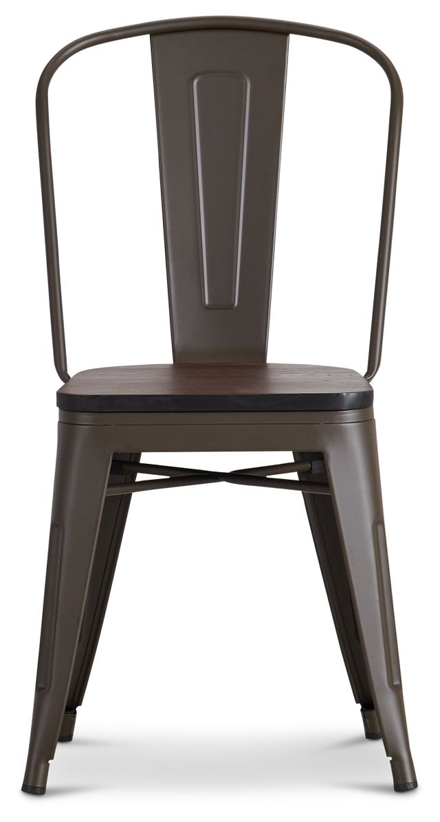 Harlow Dark Tone Wood Side Chair