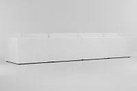 Destin Peyton White Fabric 6-piece Modular Sectional