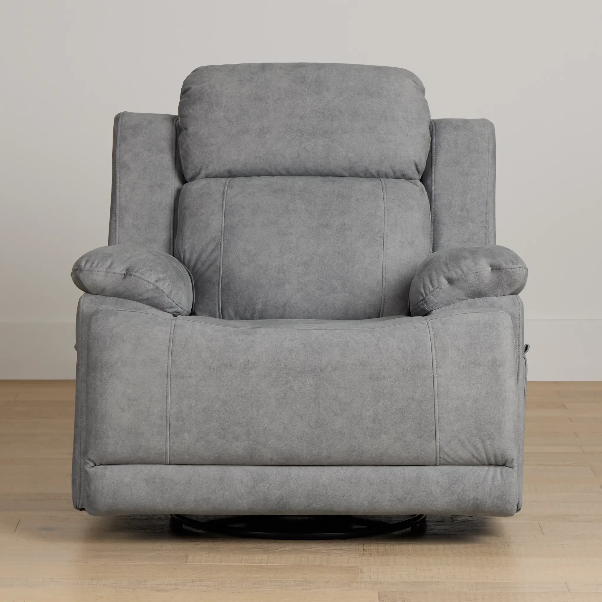 Benson Gray Micro Power Swivel Glider Recliner Benson Gray Micro Power Swivel Glider Recliner
