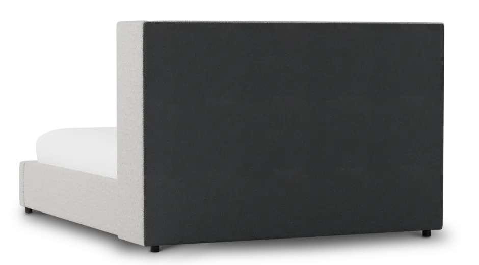 Captiva Gellar Gray 48" Upholstered Shelter Bed