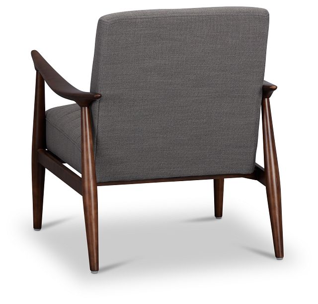 Gerry Dark Gray Fabric Accent Chair