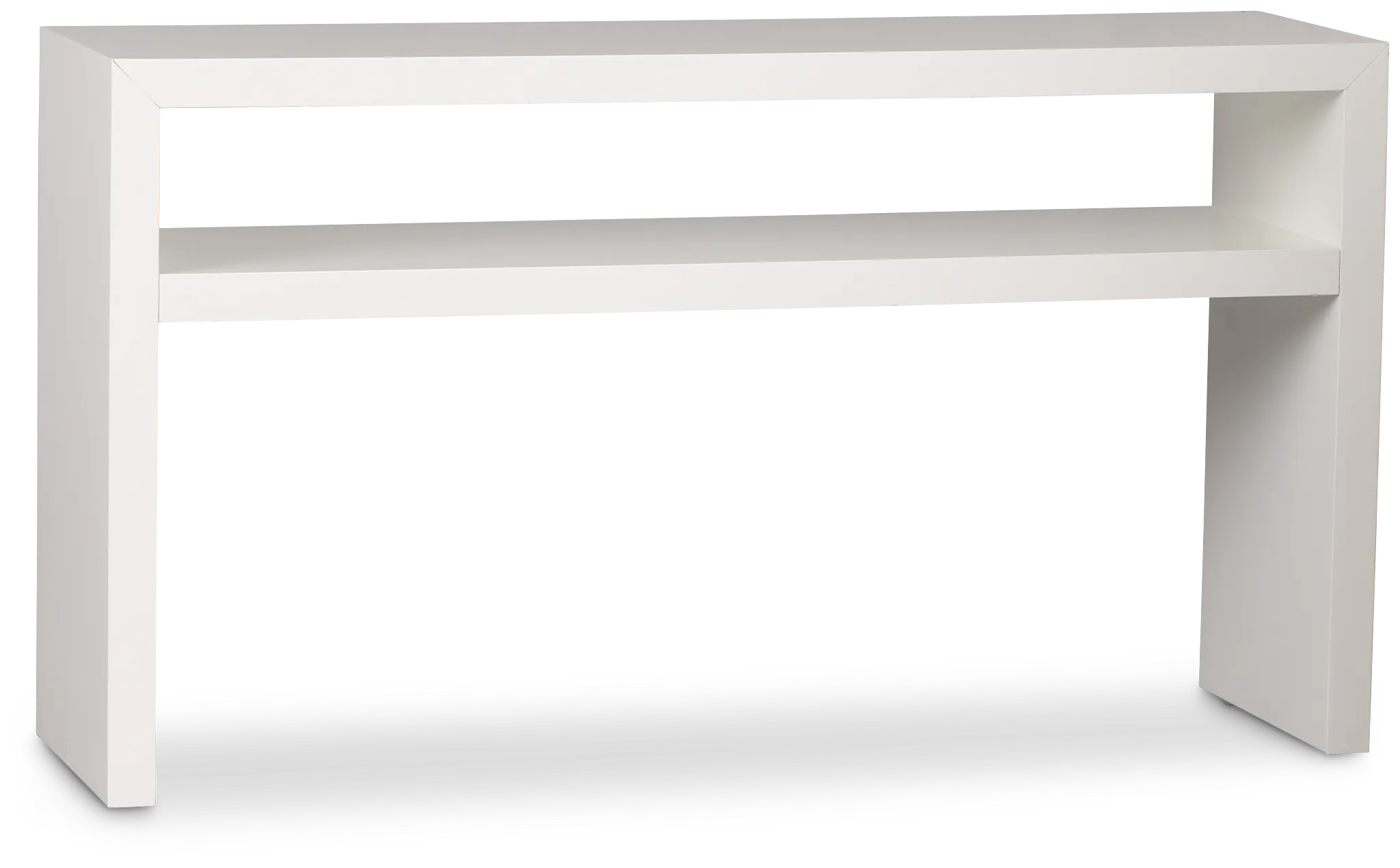 Nantucket White Open Console Table
