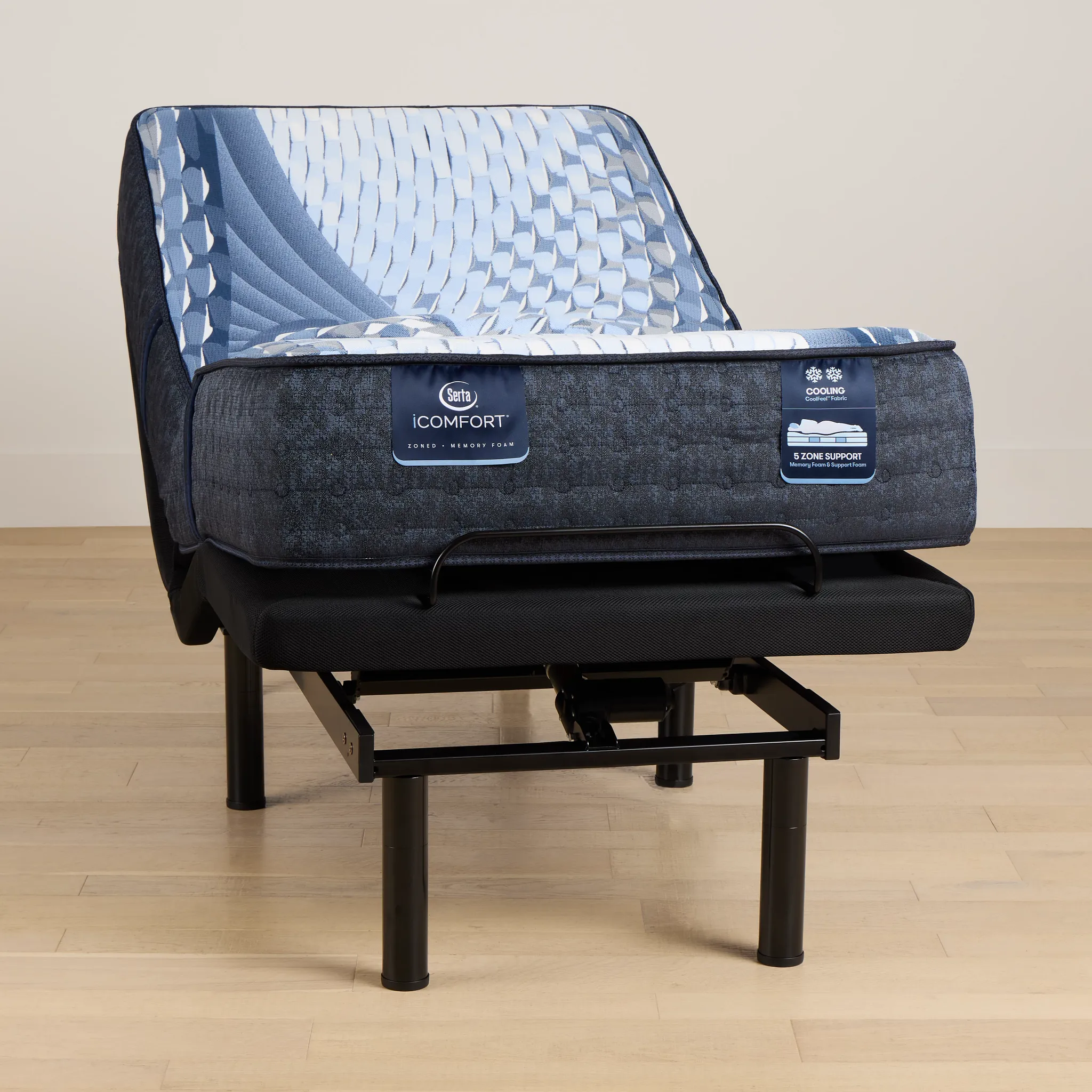 Serta Icomfort Aveda Plush Plus Adjustable Mattress Set