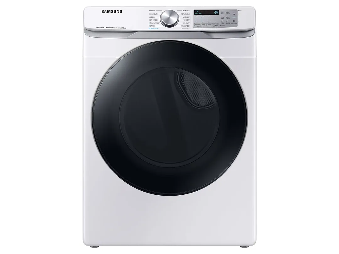 Samsung 6300 Series White Front Load Electric Dryer