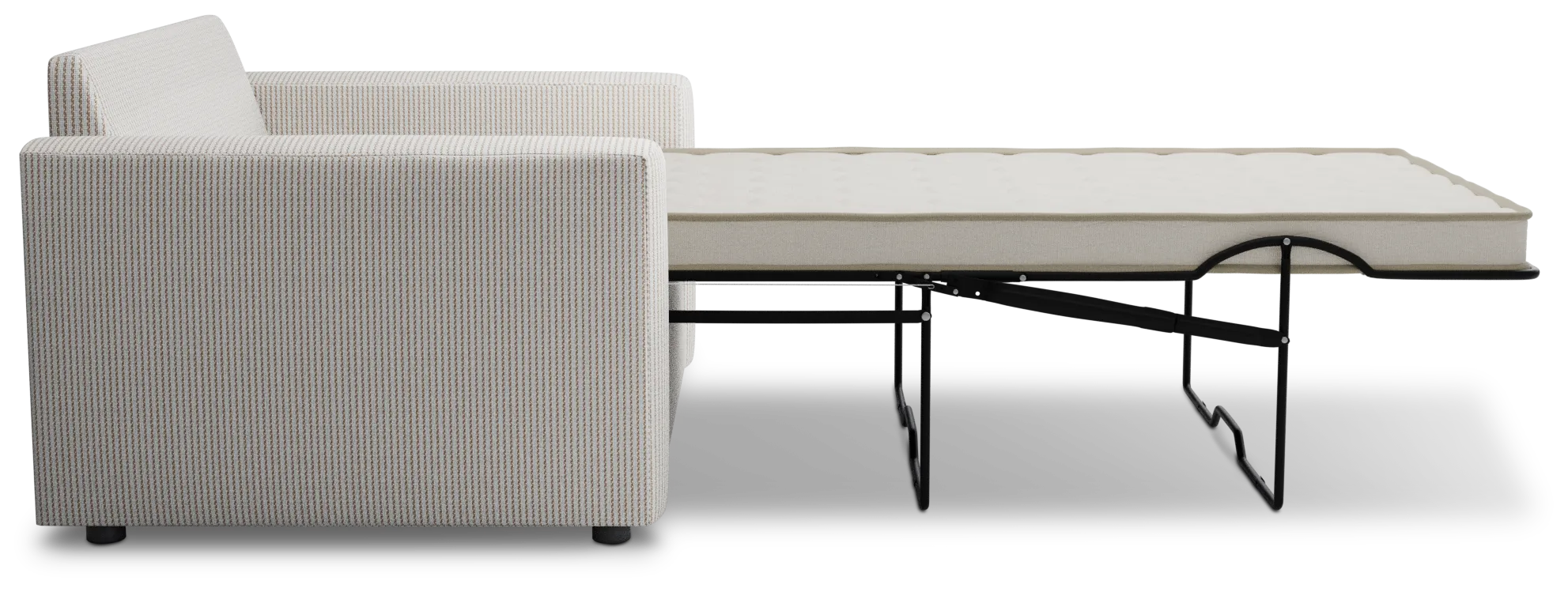 Siesta Lucy Light Beige Fabric Innerspring Sleeper