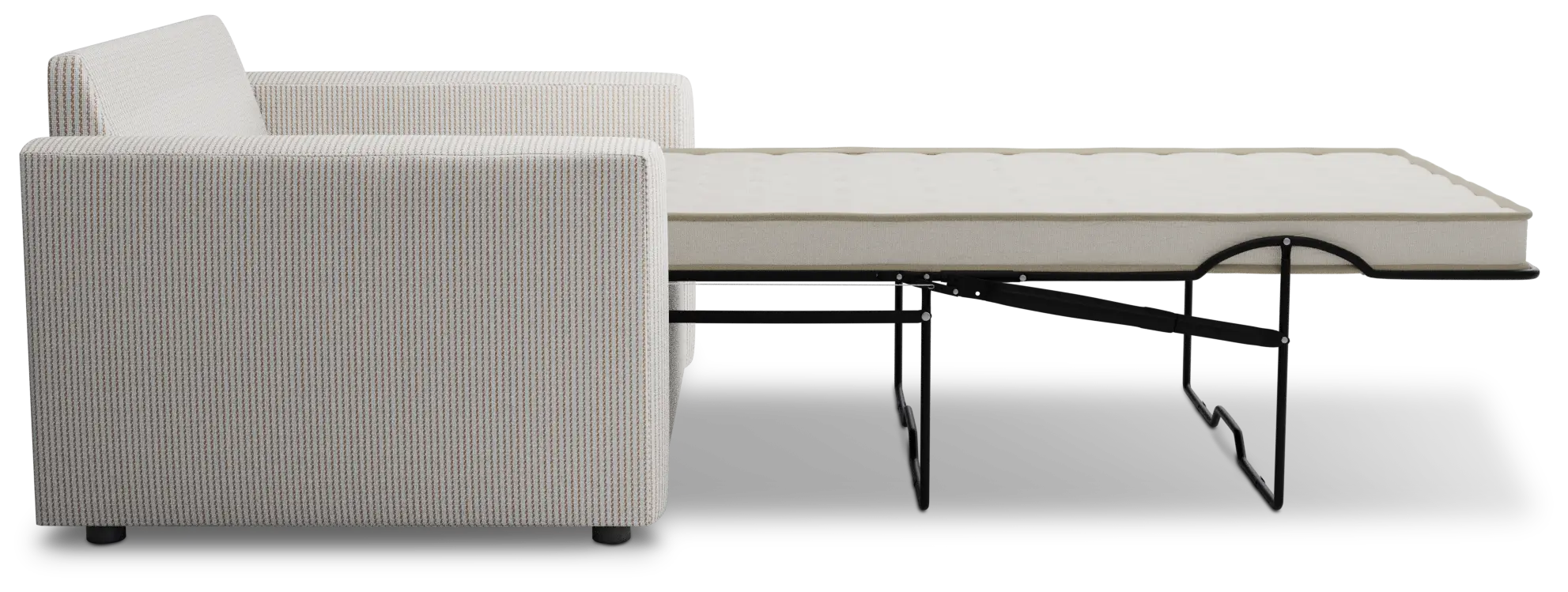 Siesta Lucy Light Beige Fabric Innerspring Sleeper Siesta Lucy Light Beige Fabric Innerspring Sleeper