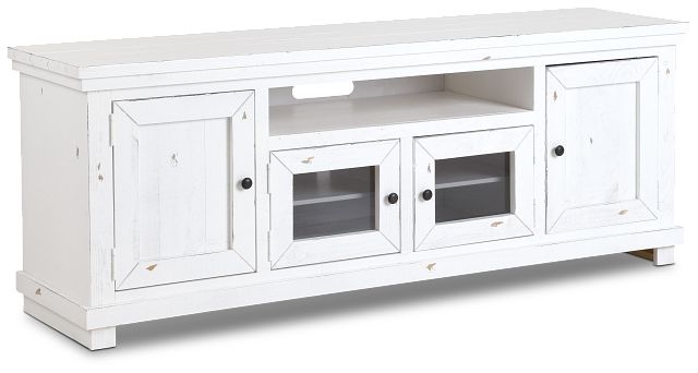 Willow White 74" Tv Stand